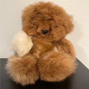 Real Alpaca Fur Teddy Bear